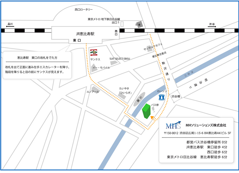 MHソリューションズ地図